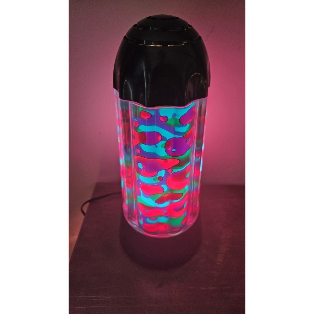 Vintage 1990s Psychedelic Lava Light- Rotating Motion Lamp